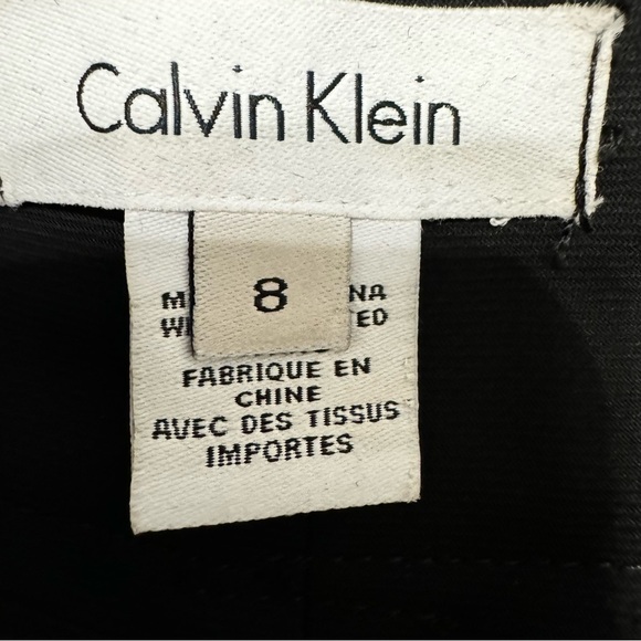 CALVIN KLEIN Women's Wide Leg wool blend Pants Size 8 like new - Picture 6 of 13